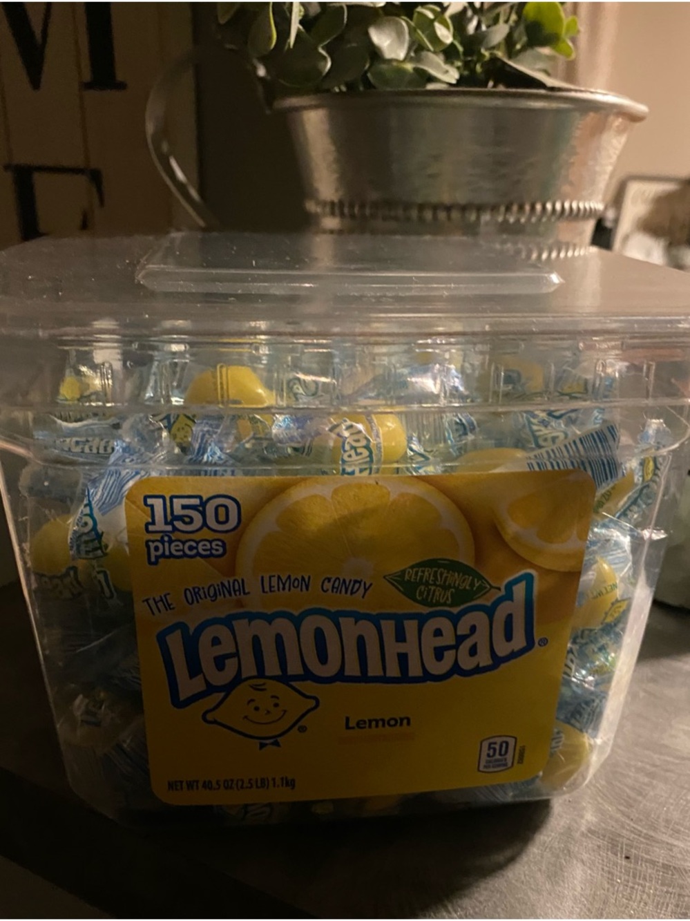 Lemon Lemon Candy Variety Tub - Yellow
